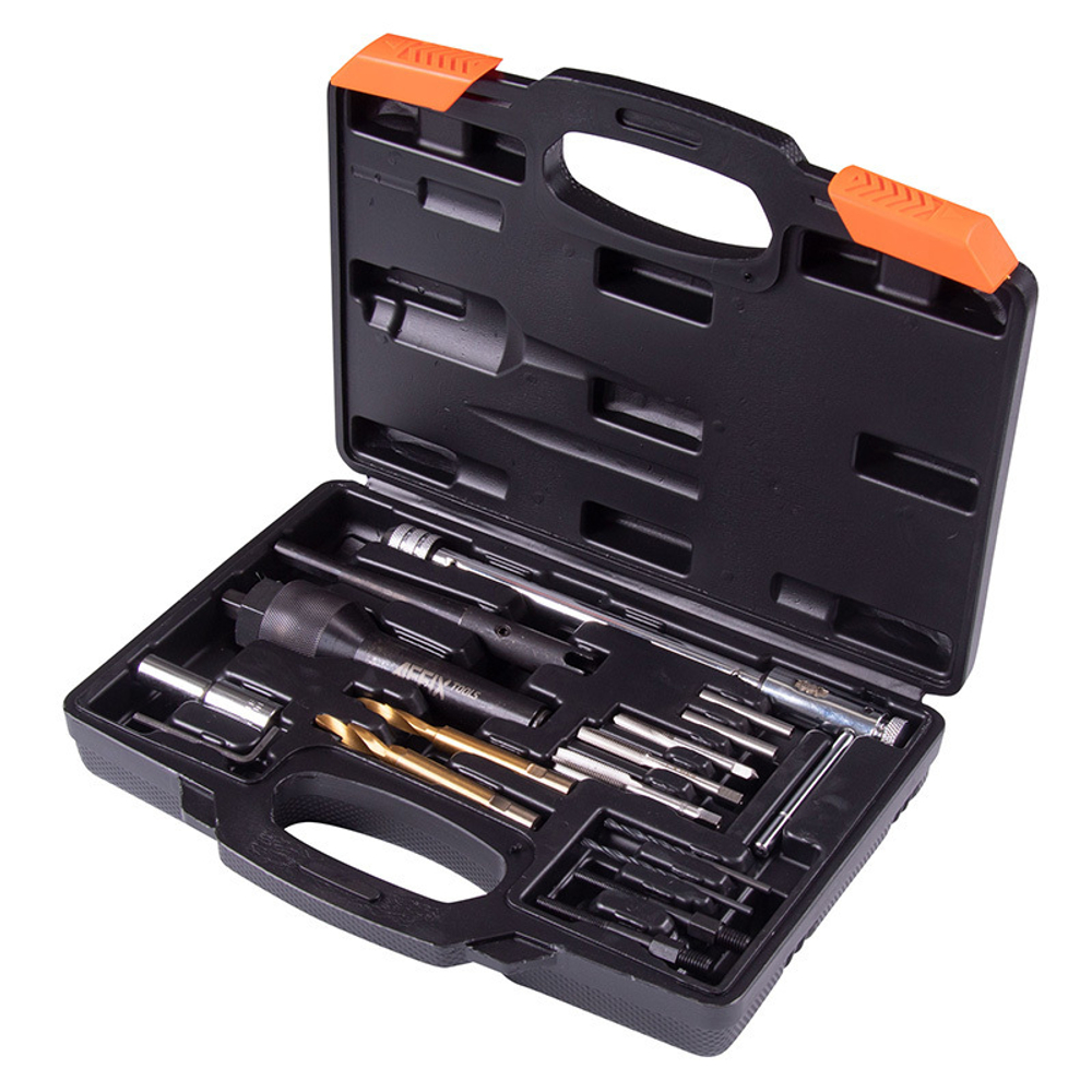 AFFIX (AF10312016C) Набор для обслуживания колодцев свечей накаливания, кейс, 16 предметов