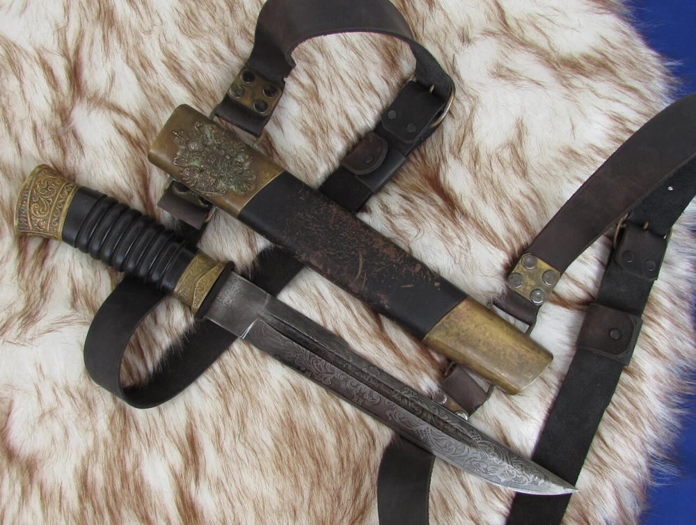 Реплика шашка солдатская Драгунская кованая, образца 1881 года