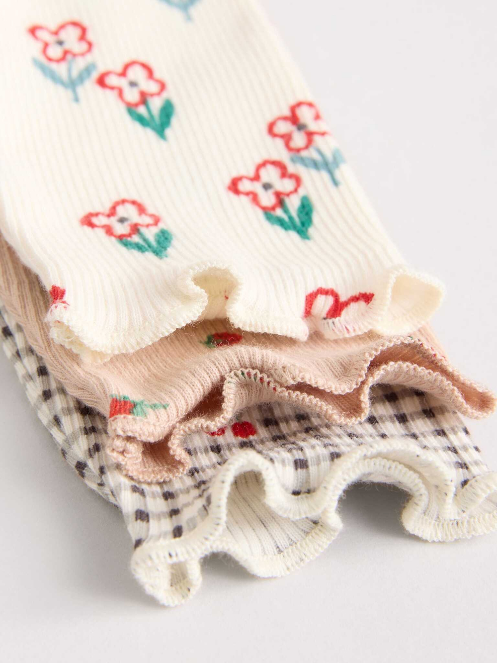 Боди с длинным рукавом для малышей Next E67-025, 3 шт., Молочный, Бежевый