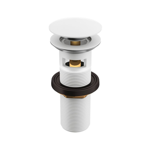 Донный клапан высотой 130мм для раковин с переливом ALD-WHM-729L130