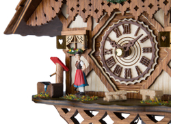 Часы настенные с кукушкой Trenkle 4227 QM Германия фрагмент