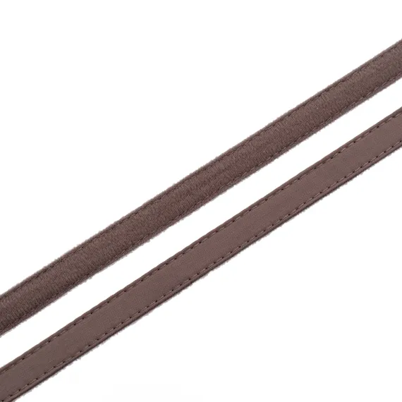 Ворсовая тесьма для корсетных пластин кофе