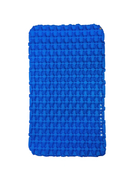 Коврик надувной двуспальный Naturehike FC11, голубой (NH19Z055-P)