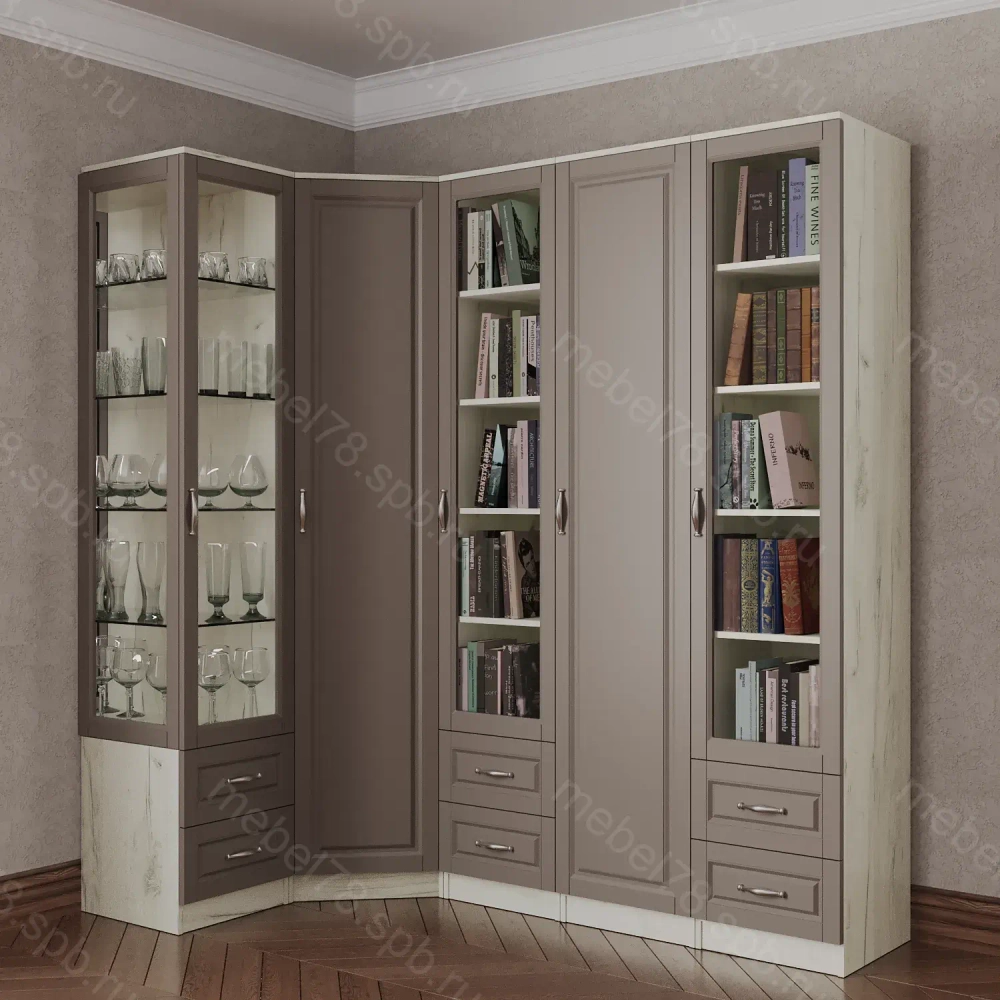 Шкаф угловой №16