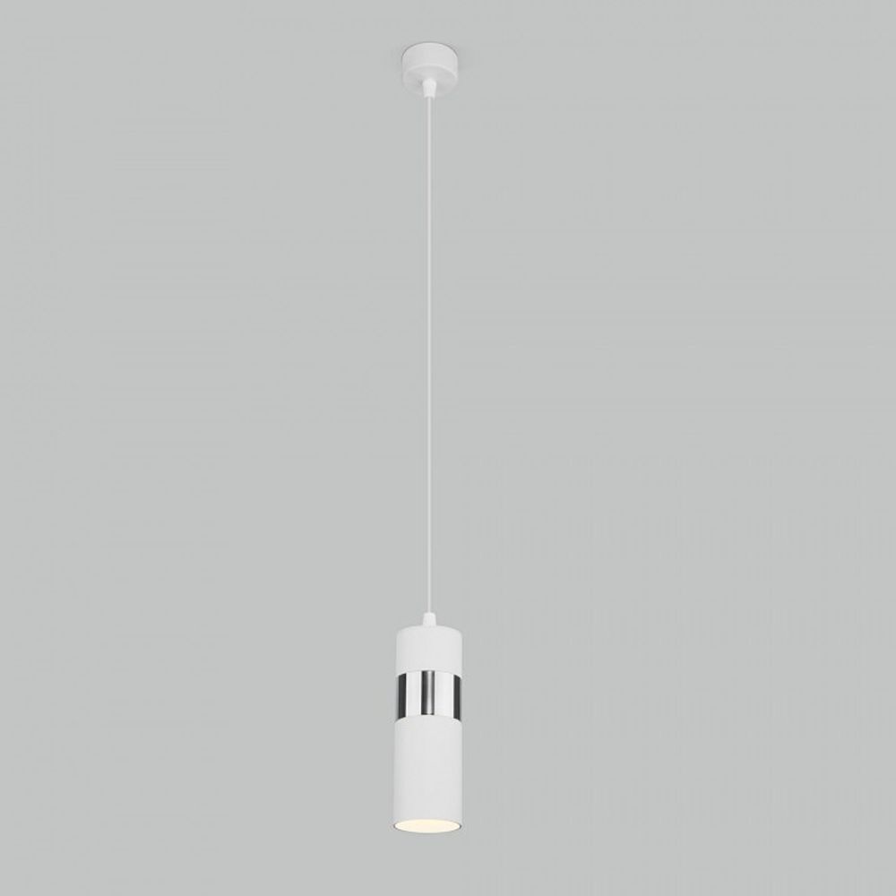 Подвесной светильник Eurosvet Viero 50096/1 белый/хром