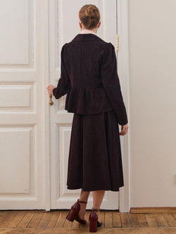 Жакет вельвет укороченный