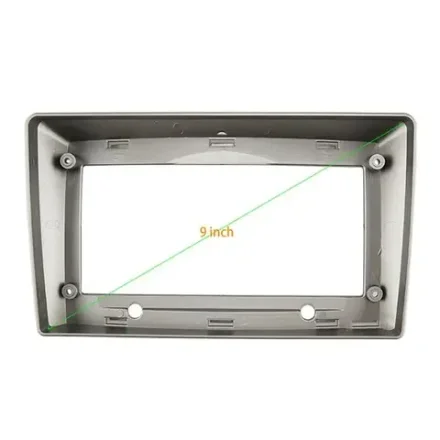 Комплект рамки с разъёмами 9" Hyundai Starex, H1 2007-2014 (серебро) - Car-Smart 7001S