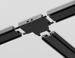 Коннектор T-образный для накладного шинопровода Magnetic Ultra Slim GV1122 BK черный 46*36*6