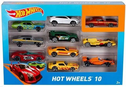 Машинка Mattel Hot Wheels, базовая, 10 шт, 54886_GLY57