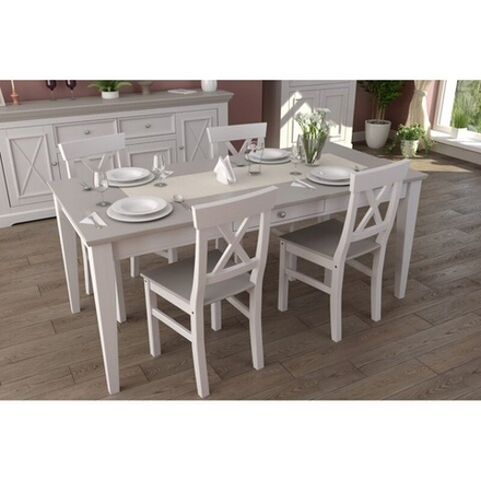 Стул «Форест» белый воск/антрацит