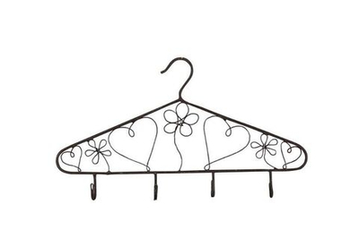 Вешалка "Плечики" рустик 40x3x23см металл