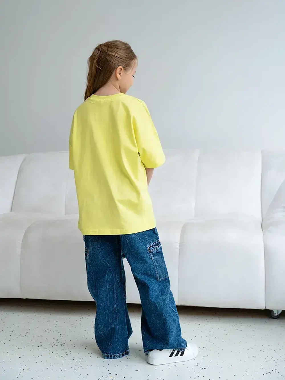 Футболка для девочки оверсайз