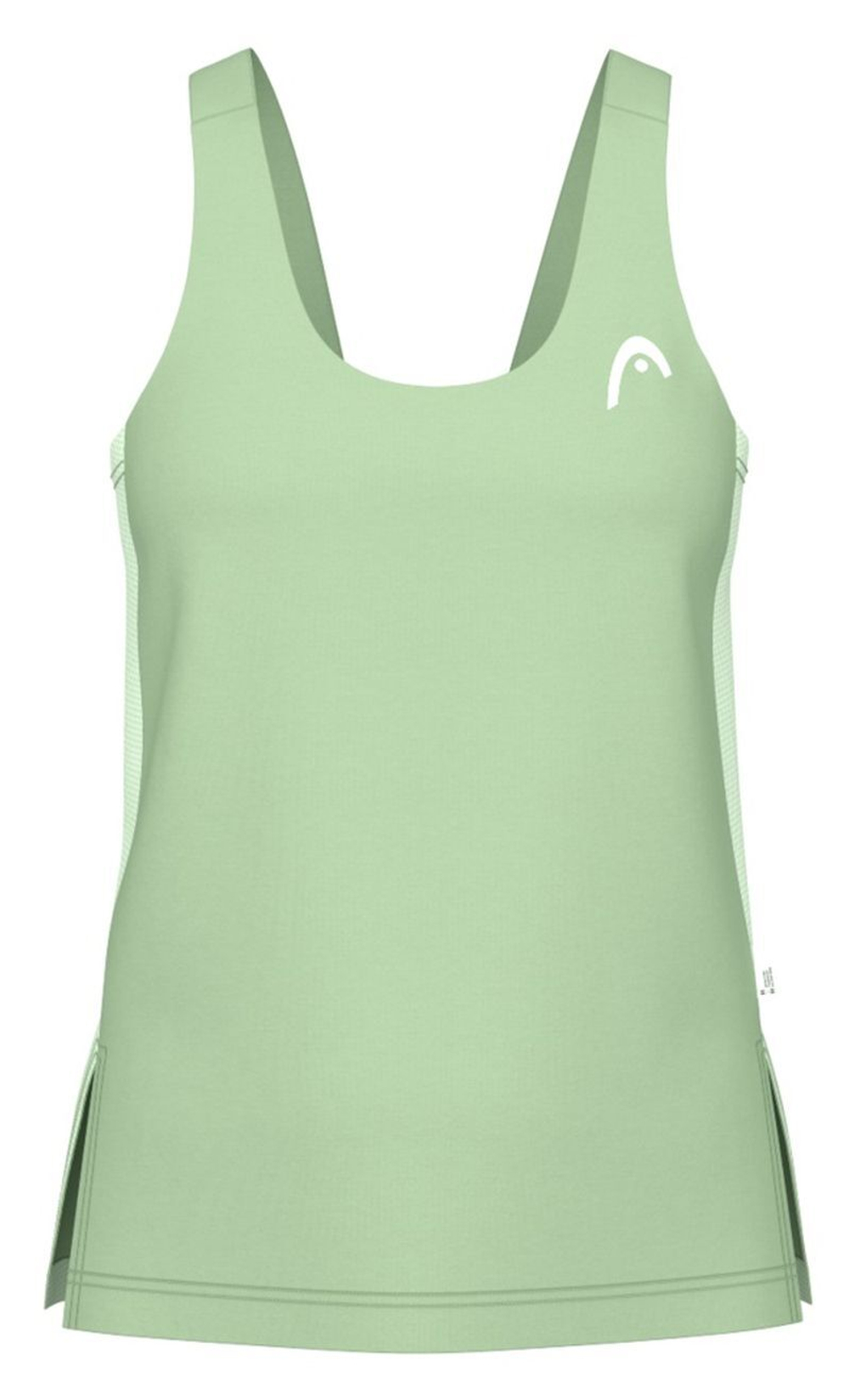 Женский топ теннисный Head Spirit Tank - зеленый