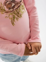 Лонгслив для девочки детский хлопок 100%