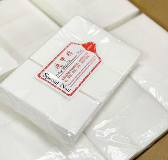 Безворсовые салфетки 1000 шт, цвета в ассортименте (белые)