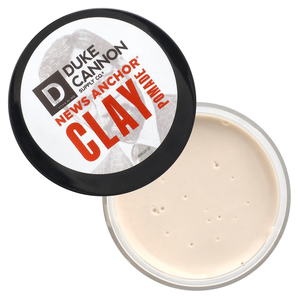 Duke Cannon Supply Co., News Anchor® Clay Pomade, 130 г (4,6 унции)