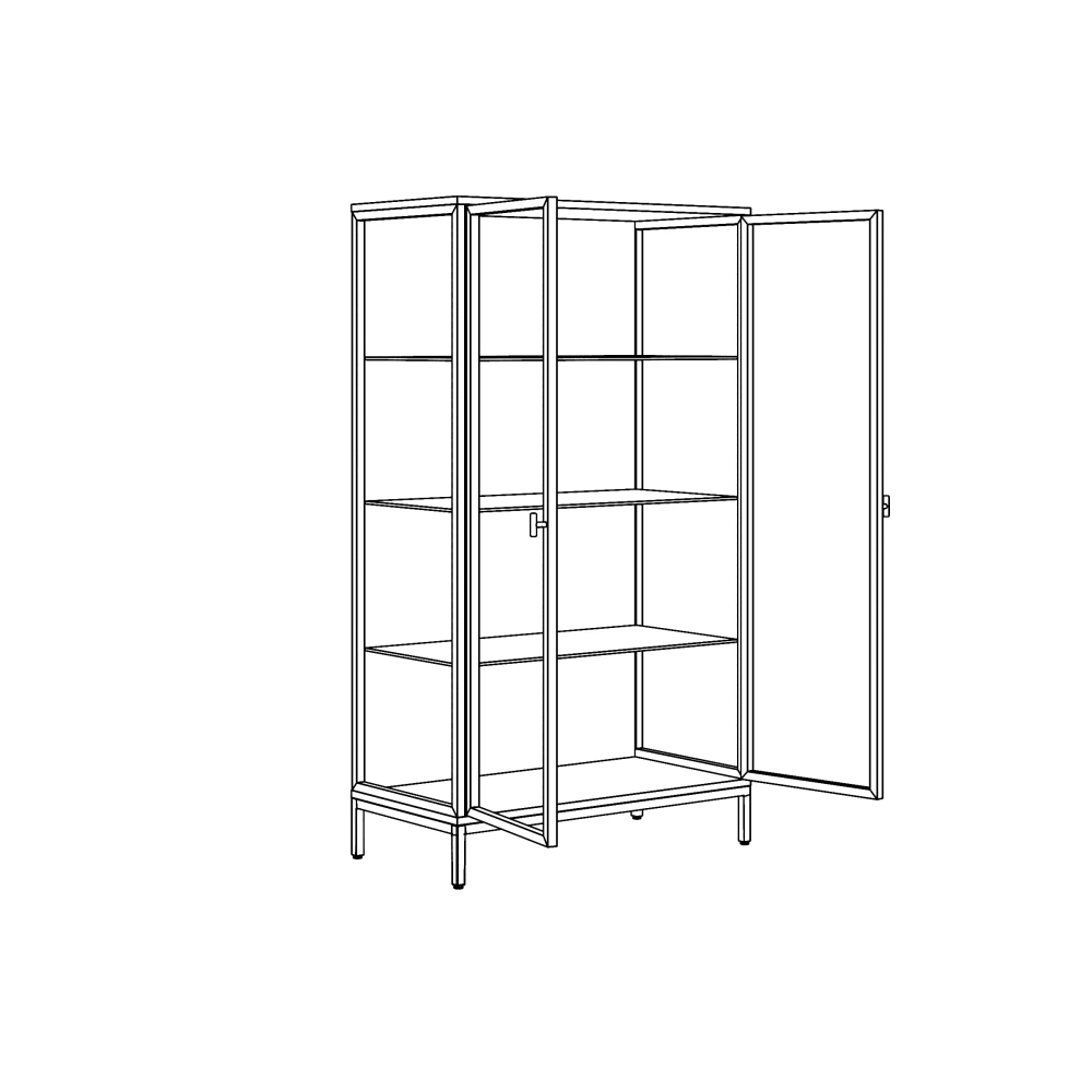 Витрина большая The One