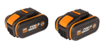 Комплект WORX WA3553.2: 2 аккумулятора WORX WA3553