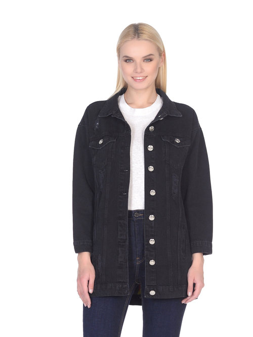 LIGVIANNI Джинсовая куртка Denim Jacket The Tiger Mural