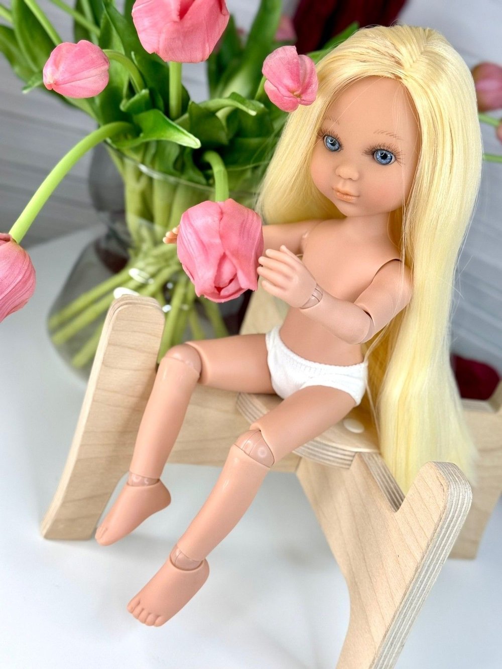 Кукла BERJUAN виниловая шарнирная 35см Ева (4820A3)
