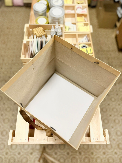 Пакет плотный под торт, крафт 30 х 30 х 30 см