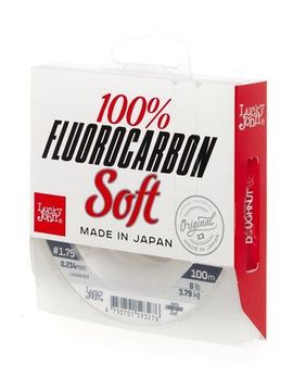 Леска монофильная Lucky John FLUOROCARBON Soft 100 м, 0,23 мм