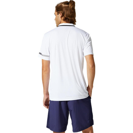 Мужское теннисное поло Asics Court M Polo Shirt - brilliant white