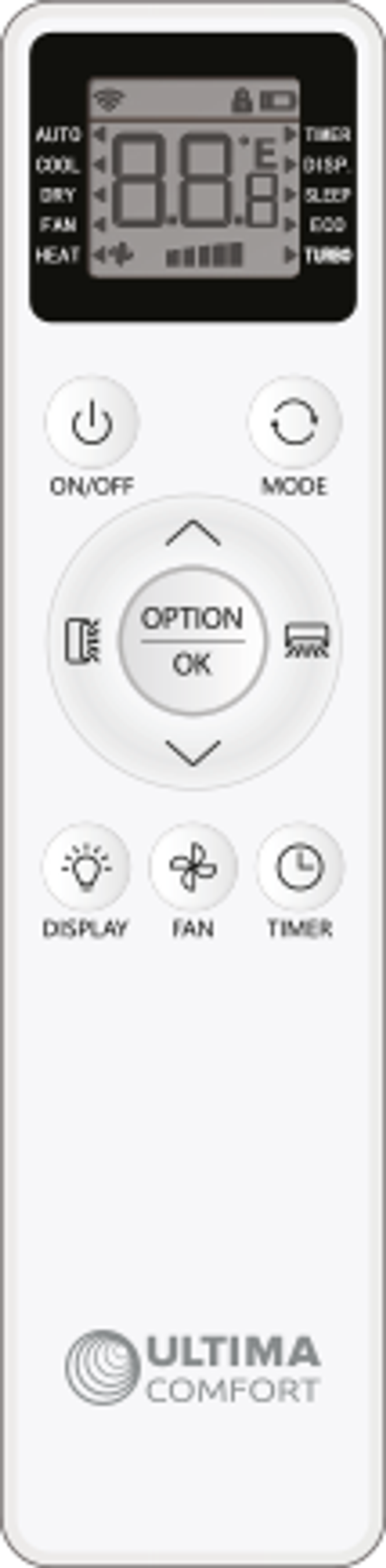 Внутренний блок мульти-сплит-системы ULTIMA COMFORT ECLIPSE MULTI DC EU Inverter UC-ECM12PN