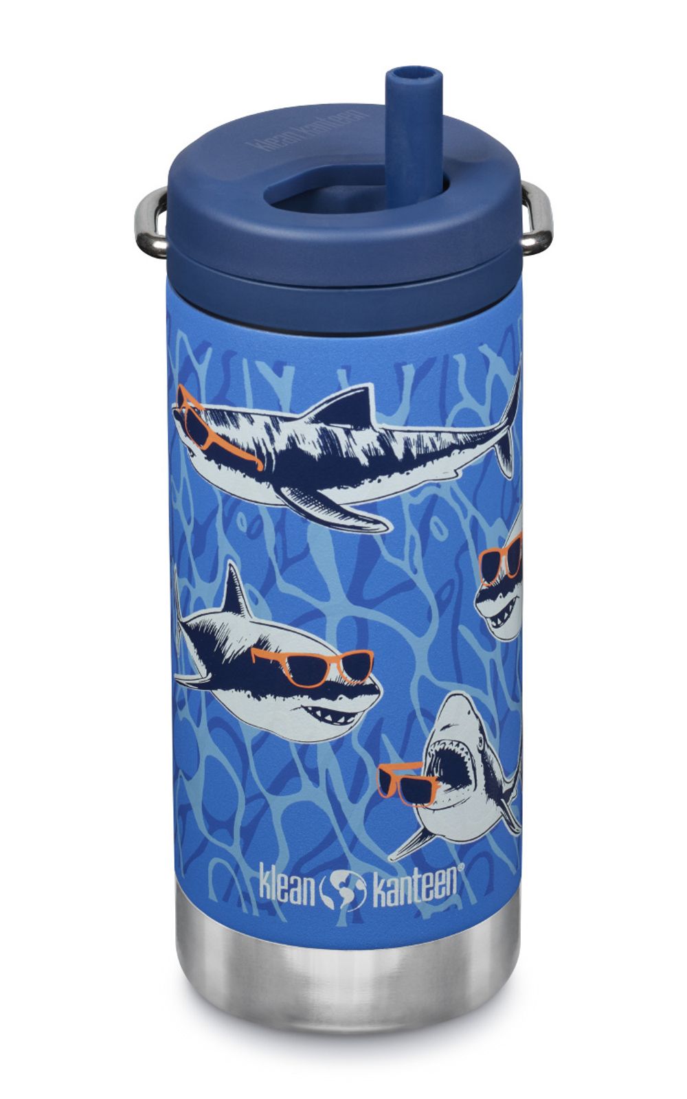 Термокружка Klean Kanteen TKWide Twist Cap 12oz (355 мл) Sharks in Shades