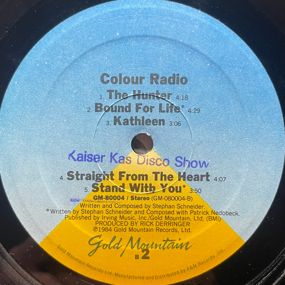 Colour Radio ‎– Colour Radio (США 1984г.)