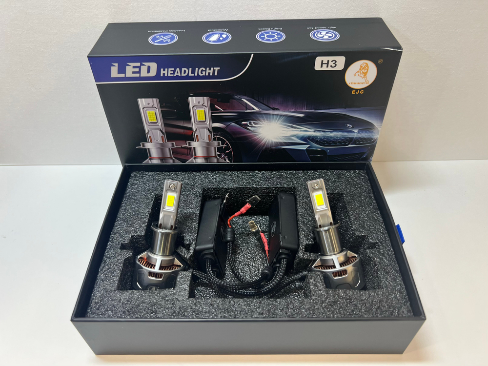 H3 / Светодиодные (H3) лампы, LED-HL X12, 135 Вт, 12V, СупРак (2 шт. / комплект)