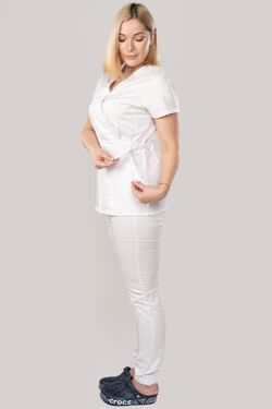 Костюм медицинский женский 386 БЕЛЫЙ