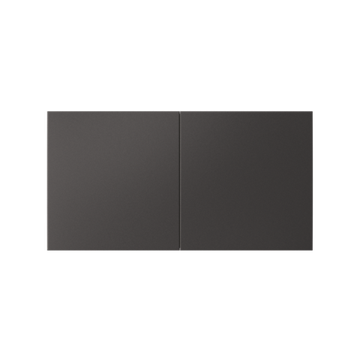 Розетка двойная AtlasDesign с заземл. со штор.со сдвиж. крышк 16А в сборе базальт SE ATN001428