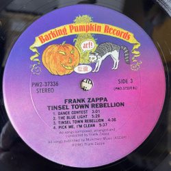 Винтажная виниловая пластинка LP Frank Zappa Tinsel Town Rebellion (USA 1981)