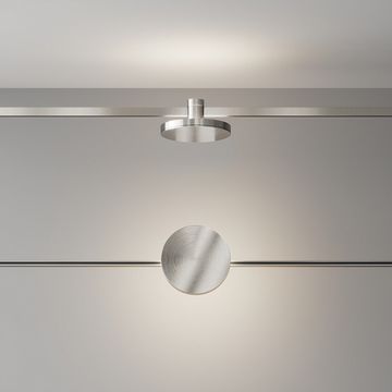 Магнитный трековый светодиодный светильник 7W 4000К TR152-1-7W4K-PT платина Plato Flarity Maytoni