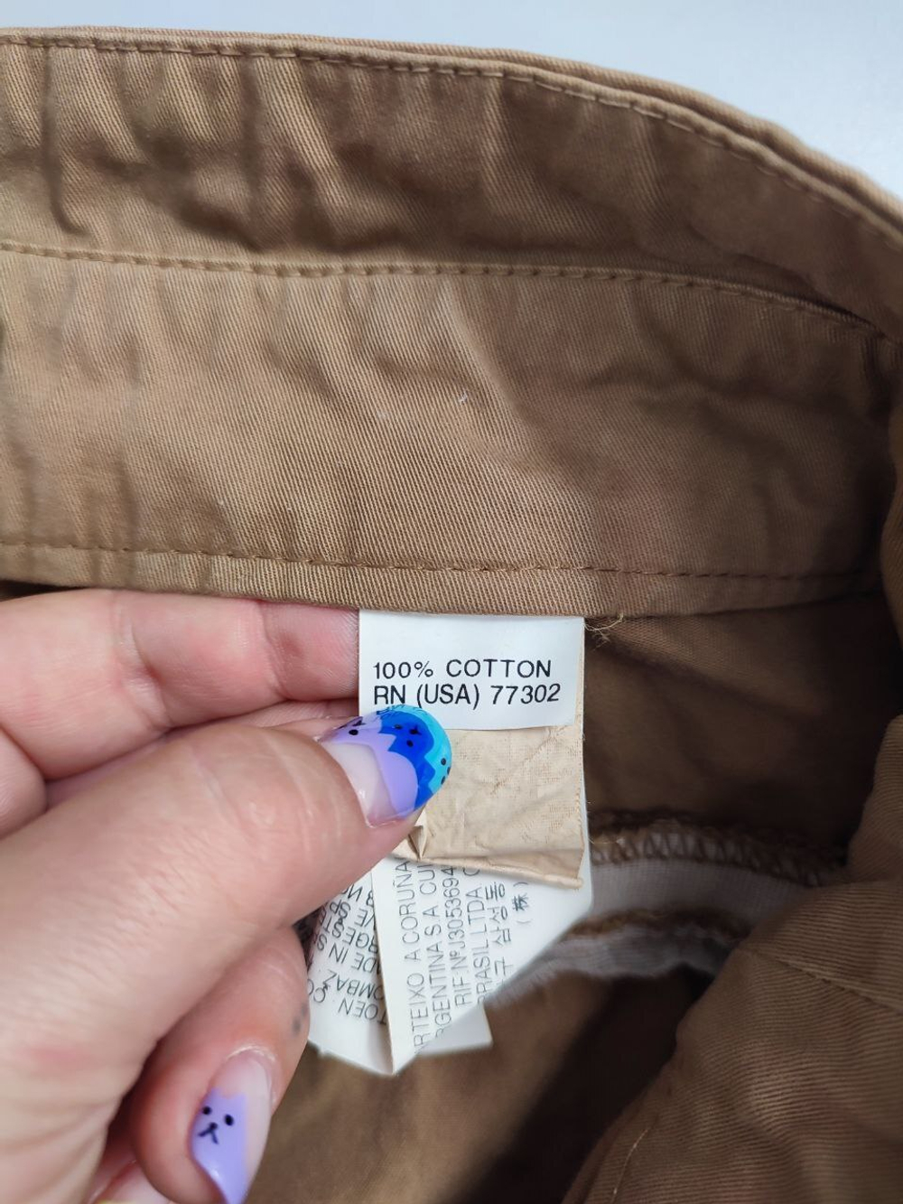 Брюки Zara из хлопка 46 размер