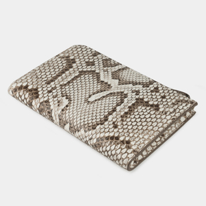 Кошелек из кожи питона, натурального цвета