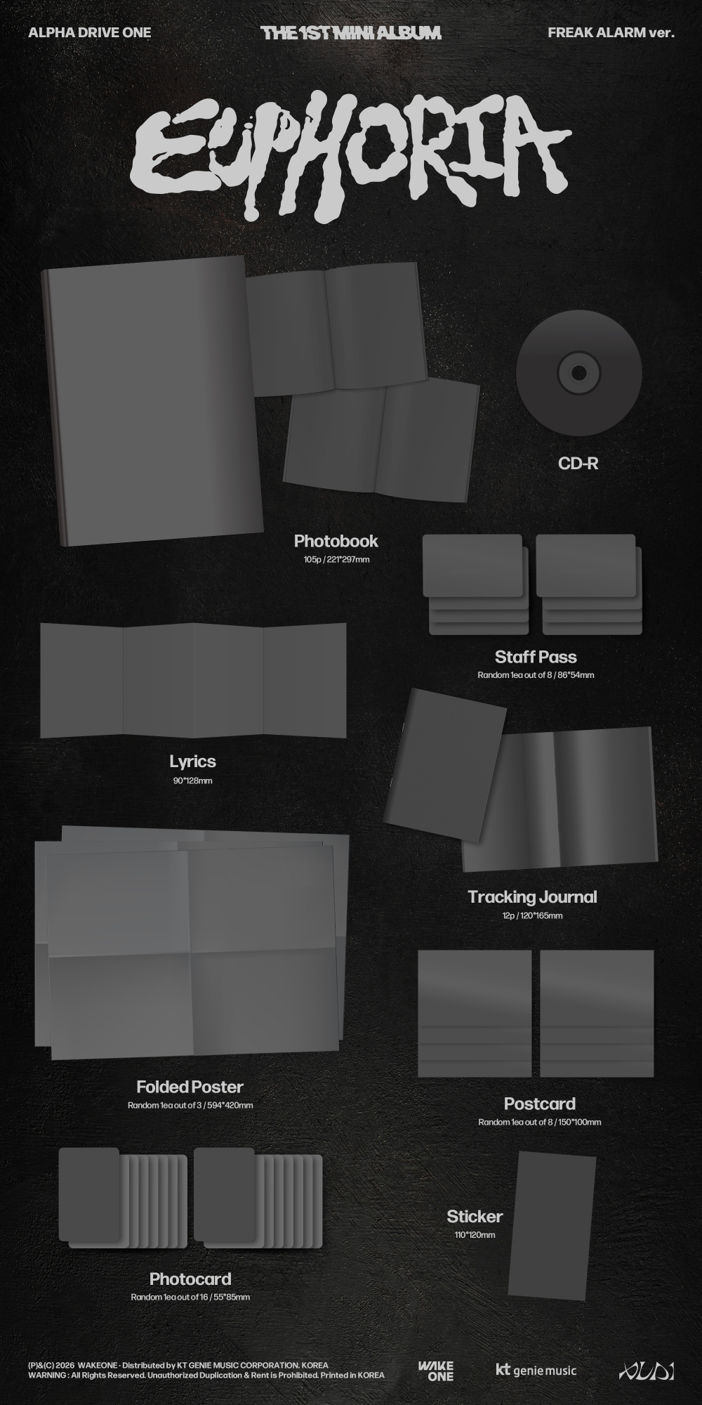Альбом ALPHA DRIVE ONE - EUPHORIA (FREAK ALARM Ver.)