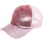 Бейсболка «Fashion city», пайетки, микс 3 цвета, р .58