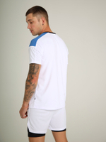 футболка спортивная город горький белый синий голубой