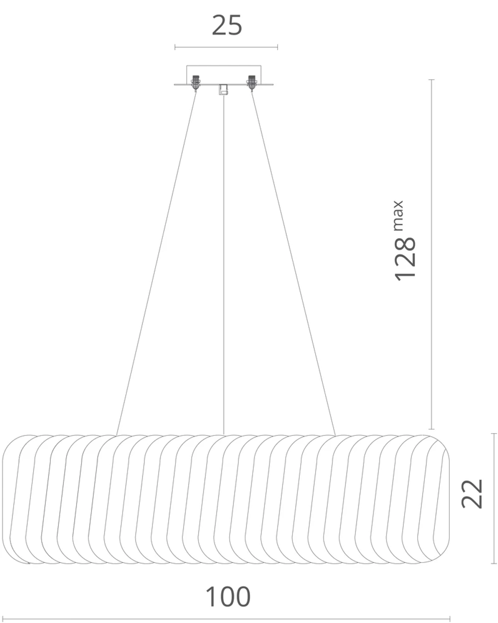 Подвесная люстра Divinare MEGAN 7568/02 SP-12