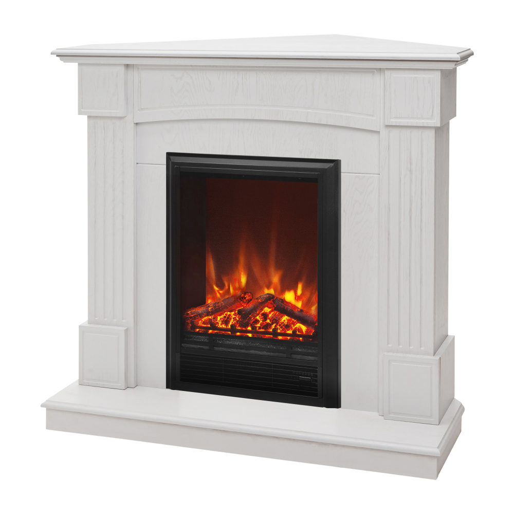 Каминокомплект Real Flame Andrea Corner WT с очагом Eugene (угловой)