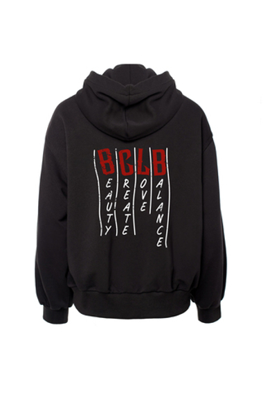 «Zip hoodie BCLB» Худи на молнии с принтом.