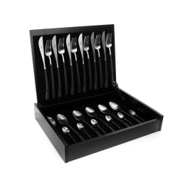 Набор столовых приборов на 6 персон 24 предмета Cutipol Noor matte в подарочной упаковке