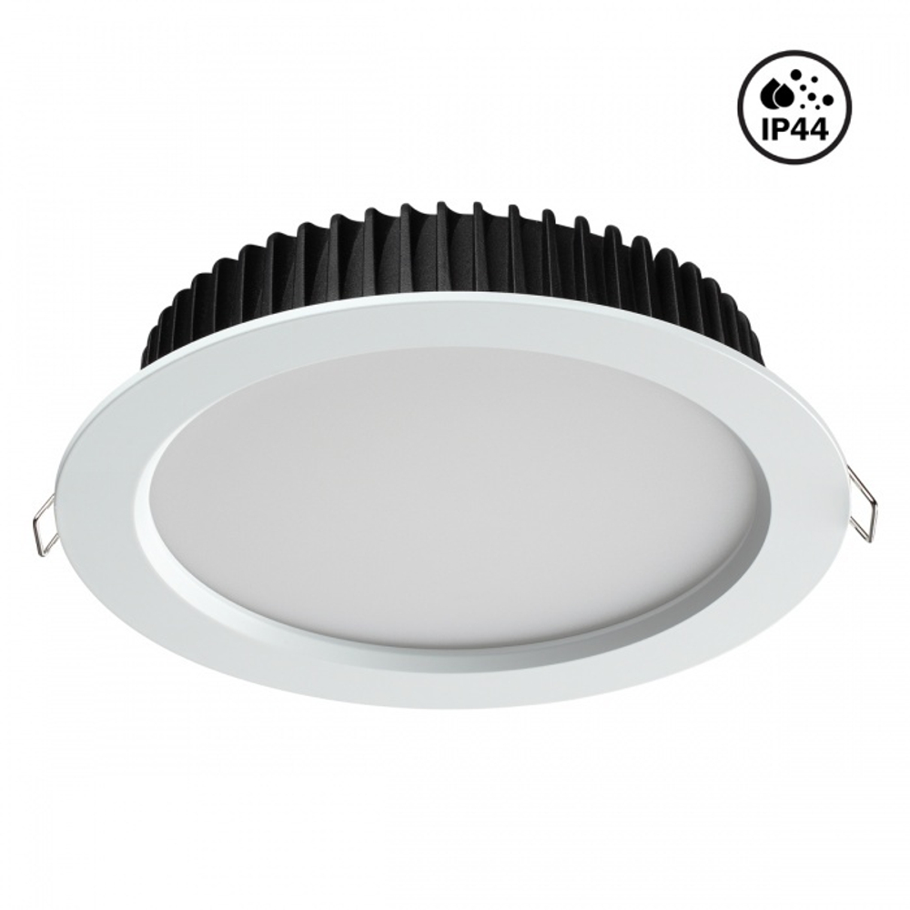 Встраиваемый светодиодный светильник Novotech DRUM 358304, IP44 LED 3000K 20W