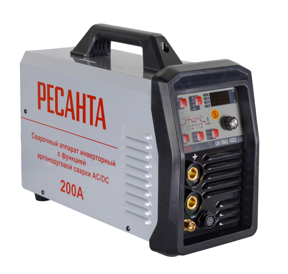 Сварочный аппарат инверторный Ресанта САИ-200АД (АС/DC)