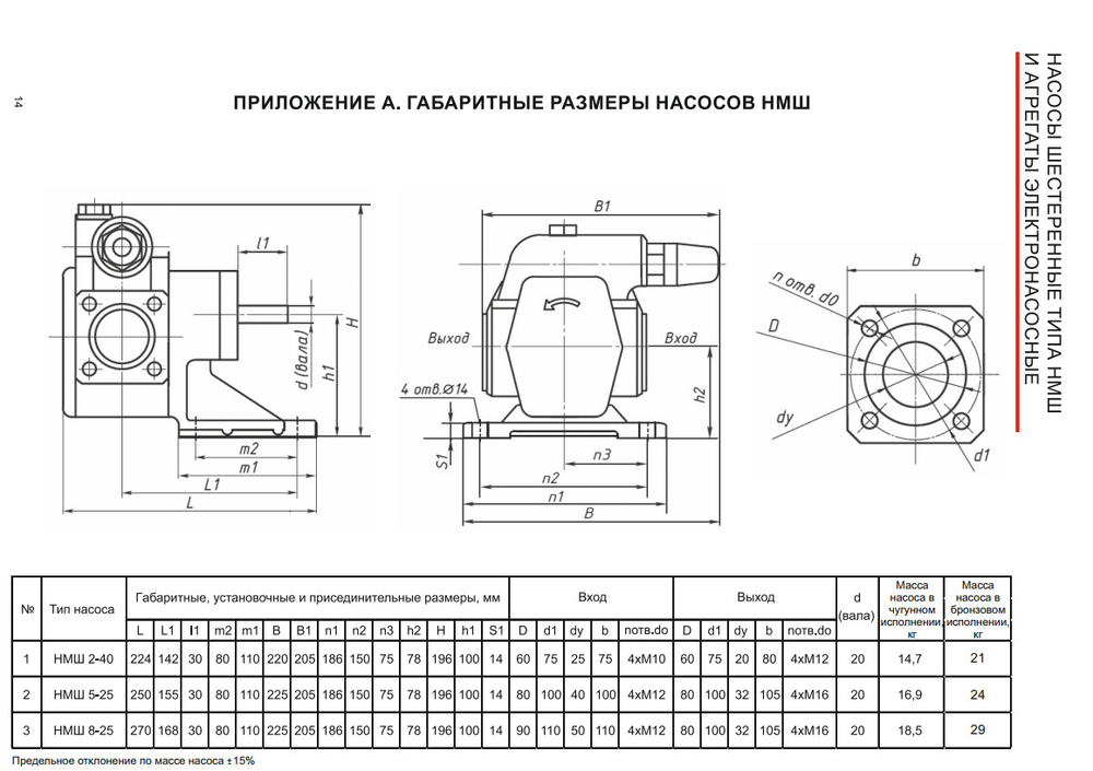 НМШ 8-25-6,3/10 без рамы без дв