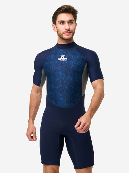 Майка неопрен SARGAN Sport 1050/BL, мужская, 2мм, синий, р. 3XL