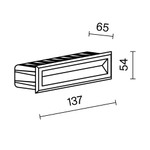 Подсветка для лестниц Outdoor O045SL-L5W3K
