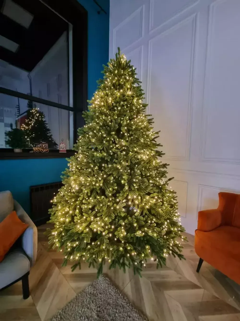 Ель искусственная «Венецианская» (Литая+пвх) 150 см / 1.5 м